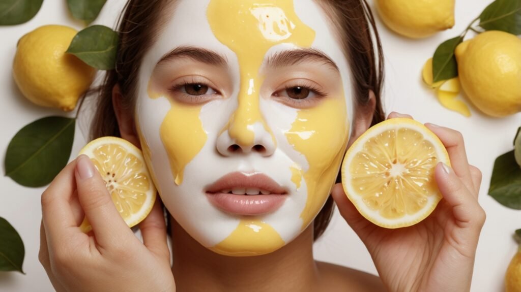 lemon yogurt mask